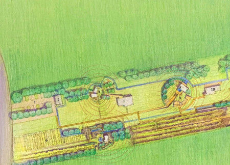 Twisted Designs and Sunken Meadows in Latvian Cabins