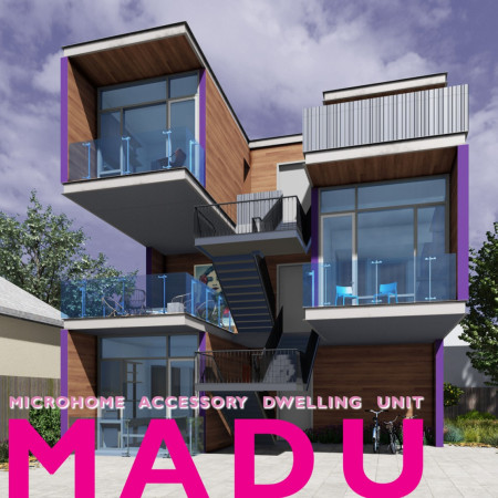 Box Rib Structure Enhances Compact Living with Integrated Community Garden