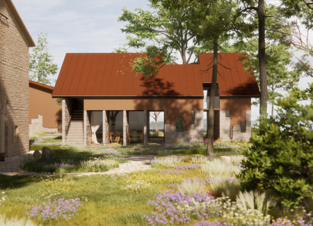 Repurposed Structures Offering Wine Tasting Amidst Umbrian Nature