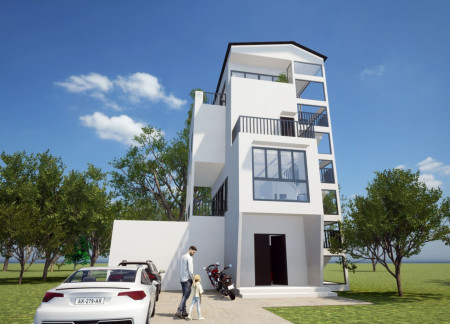 Courtyard-Focused Design Enhancing Natural Light in a Writer's Retreat