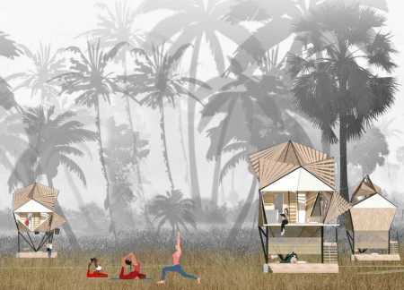 Crafting Treetop Retreats with Lightweight Local Materials