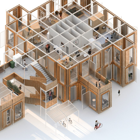 Flexible Capsule Living with Slideable Glass and Vinyl Features
