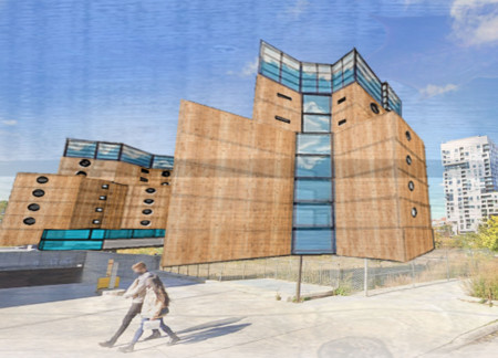 V-Shape Design Featuring PPC and Shared Spaces for Diverse Living