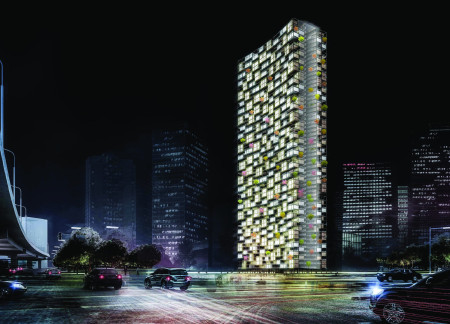 Bamboo-Focused Living with Communal Spaces and Flexible Units