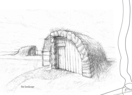 Fieldstone Retreat with Flowing Vaults by the River