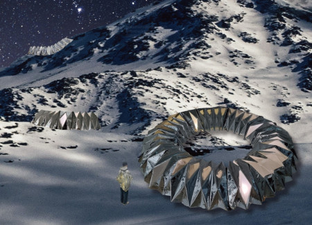 Biodegradable Vinyl Toilets with UV-Reflective Structure for Climbers