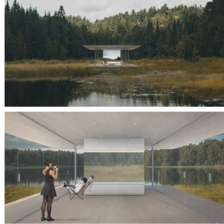 Reflective Surfaces and Rotating Spaces in Compact Urban Living