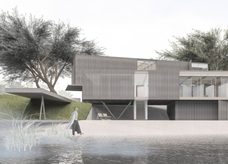 Cascaded Terraces and Natural Light in a Timber Residence by the Lake