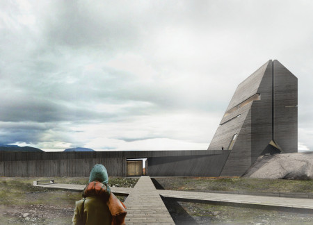 Tectonic Monolith Embracing Geothermal Dynamics and Rainwater Harvesting
