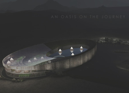 Geothermal Heating and Tower Gardens in a Sustainable Community Hub