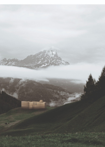 Rammed Earth Pavilion Embracing Elemental Spaces in a Wilderness Setting