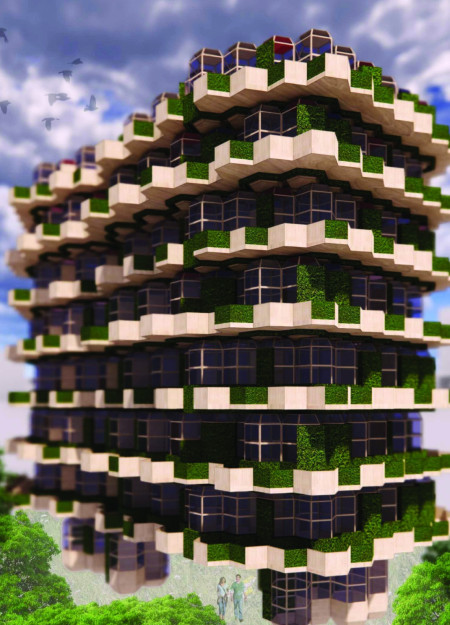 Solar-Powered Microhomes with Multifunctional Living Spaces