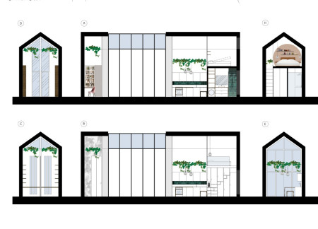 Raw Earth and Fiber-Cement Form a Sustainable Home Structure