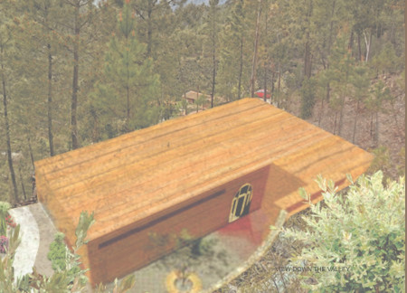 Charred Wooden Shingles and Natural Stone Formulate a Community Hub with Sustainable Design Elements