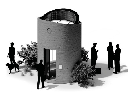 Rammed Earth Retreat Utilizes Sound-Insulating Glazing for Urban Meditation