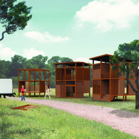 Compact Living with Pre-Fabricated Spaces for Young Professionals