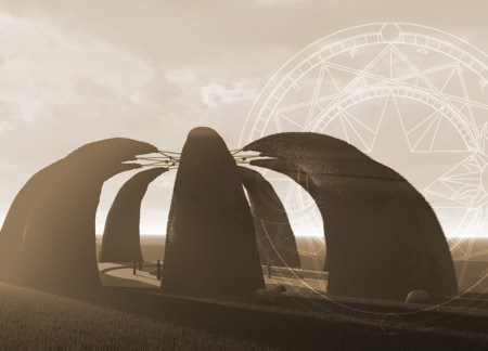 Moss-Covered Reflection on Sheep's Horn Landscape