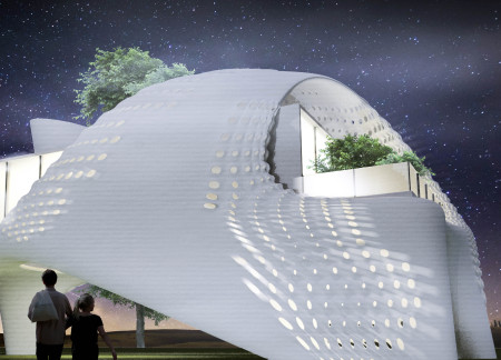 Porous Skin Structure Enhanced by Local Soil and 3d Printing as a Compact Living Space