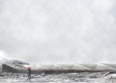 Transparent Greenhouse with Low-E Glass Emphasizing Local Agriculture