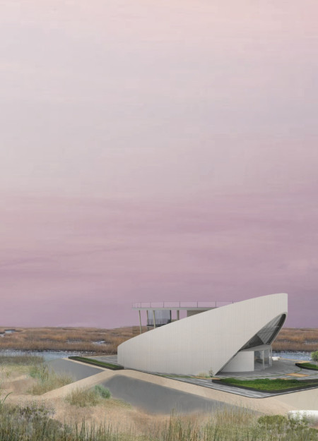 Circular Glass Encounters with Nature in an Ecological Visitor Center