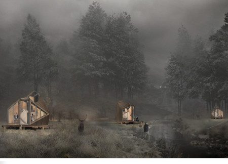 Photovoltaic Glass and Ironwood Structure for Sustainable Micro Living