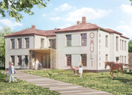 Wood Panel Structure Integrating Nature with Community Interaction