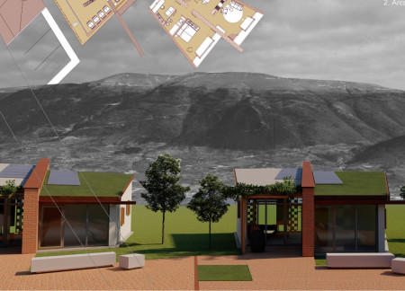 Brick Walls and Green Roofs Creating a Village Community Amidst Scenic Vistas