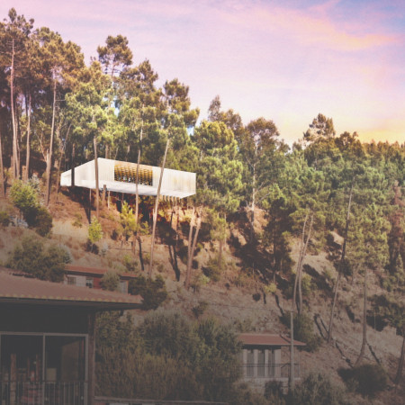 Charred Wooden Shingles Complementing Cross-Laminated Timber in a Versatile Community Hub
