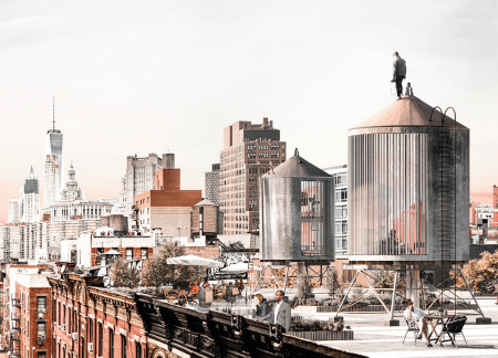 Revitalizing Urban Living Through Wood Water Tanks in Manhattan