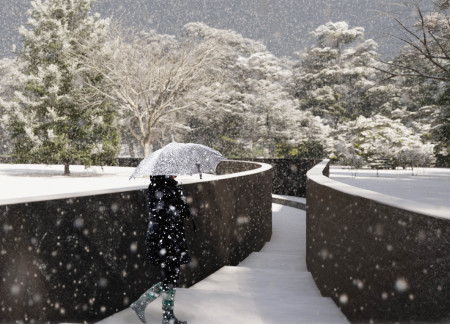 Black Granite Walls and Concrete Foundation Creating a Space for Remembrance