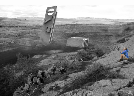 Exploring Echoes Within Ellipsoid Voids in a Natural Landscape