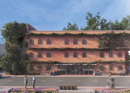 Retrofitted Red Brick Car Parks for Sustainable Urban Living