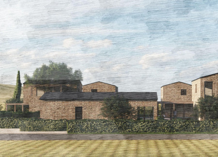 Cloistered Courtyards and Reused Bricks in Rural Hospitality Design