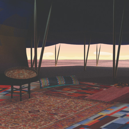 Photovoltaic Goat Hair Tents in Desert Resilience