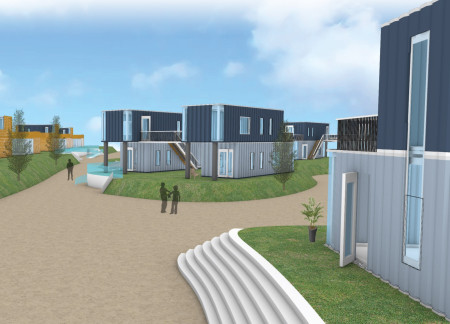 Repurposed Shipping Containers Transform Urban Living Spaces