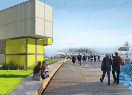 Recycled Shipping Containers Revitalize Community Courtyard in Beirut