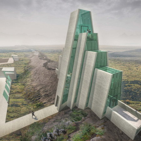 Pumice Walls Crafted at the Intersection of Tectonic Plates