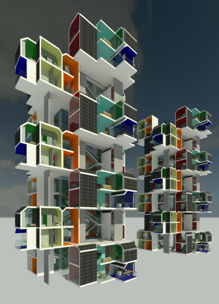 Symbolic Living Spaces with Integrated Giardina and Familial Design