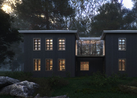 Venetian Skin and Dark Concrete Forming a New Equestrian Heritage Hub