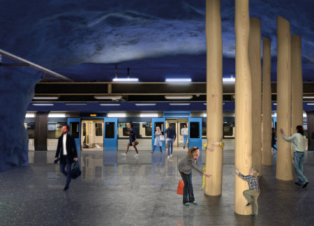 Warm Embrace of Solid Pine in an Urban Grove