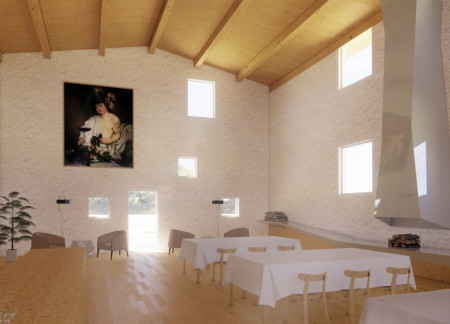 Expanded Cork Extensions Within a Lush Central Courtyard