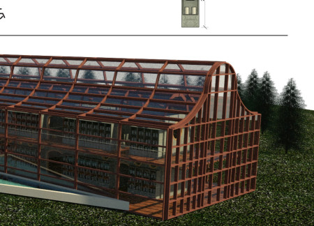 Dome-Formed Sanctuary Crafted from Locally Sourced Pinewood Embracing Natural Light and Reflection