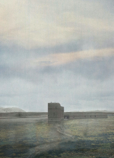 Rammed Earth Observatory Embracing Icelandic Fissures and Landscape