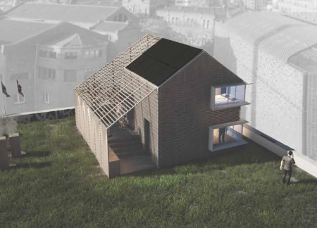 Efficient Living with Cellulose Insulation and Integrated Vegetable Garden