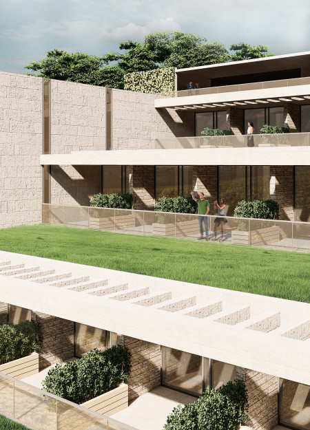 Natural Ventilation and Stone Cladding in Sustainable Vineyard Hospitality