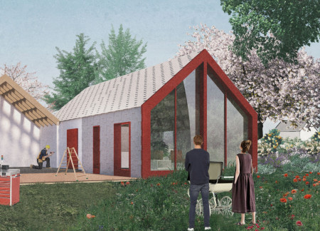 Biodegradable Cardboard Shelter with Flexible Modular Layouts for Sustainable Living