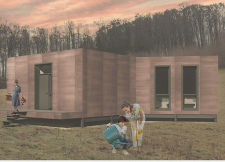 Cor-Ten Steel and Modular Design Integrate in a Triangular Residential Structure