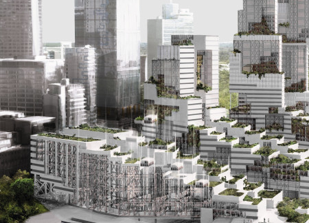 Elevated Housing Solutions Above Railyards Promoting Urban Connectivity