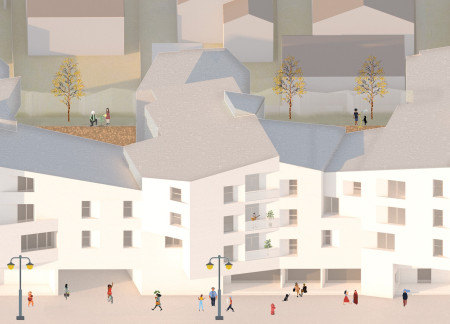 A Flexible Housing Model Bridging Urban and Suburban Life