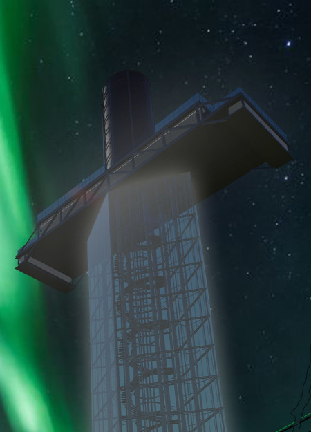 Lichens-Clad Visitor Center Overlooking Kvennagj&aacute; Caves